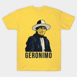 Geronimo Native American Vector Art 2 T-Shirt